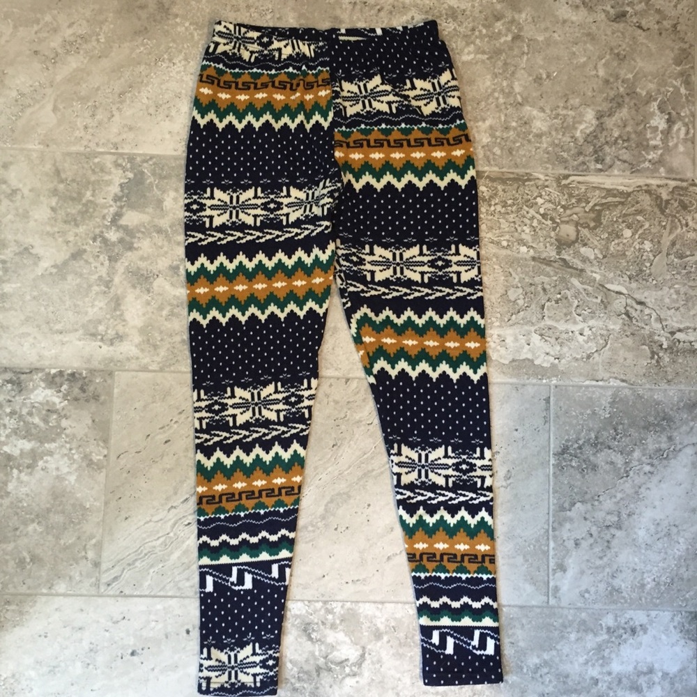 NWOT Fair Isle leggings!